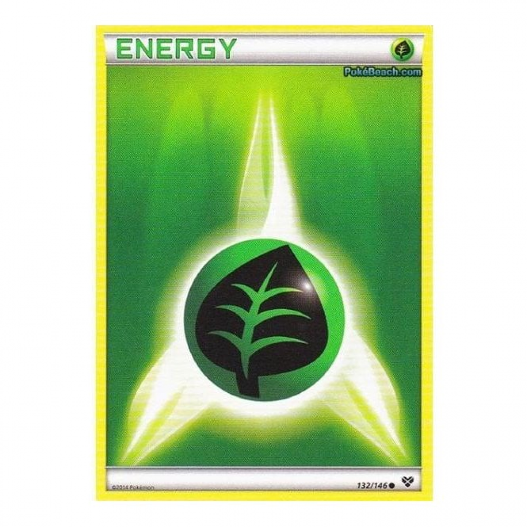 Pokemon XY:  Grass Energy 132/146 Base Set Single Card